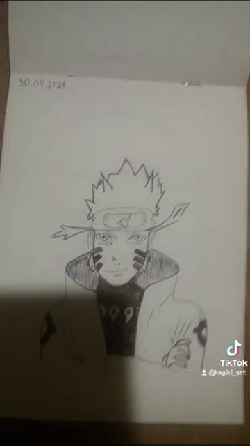 Draw Naruto with Kurama activated🍲||Рисую Наруто с активированным Курамой🦊 смотреть онлайн