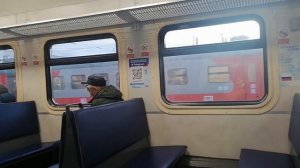 Электропоезд ЭД4М 0351 Плехановская - Правая Обь.