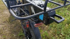 Багажник с отсеком под акб для электровелосипеда