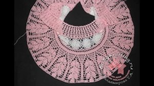 Кокетка Крючком для Детского Платья 2019 / Coat Crochet for Baby Dress / Kleiderhaken für Baby-Klei