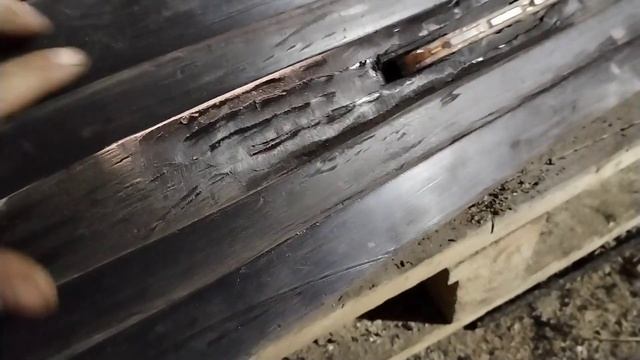 Ремонт лыжи снегохода!!!