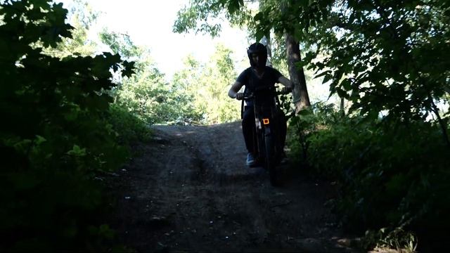 Самодельный электро самокат бего вел ,  маленький тест