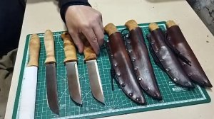 Обзор Готовых НОЖЕЙ из Рамной пилы