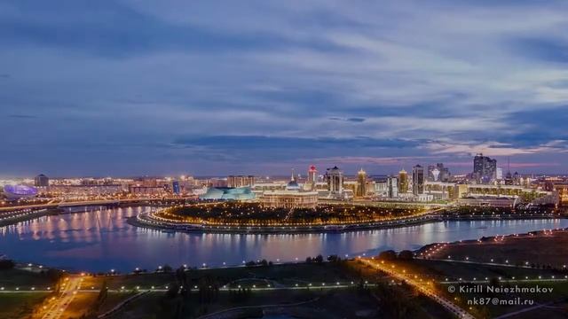 Astana, Kazakhstan Timelapse & Hyperlapse Астана, Казахстан смотреть онлайн