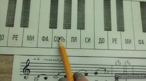 1 класс. Параллельные тональности. Построение ля минор, ми минор