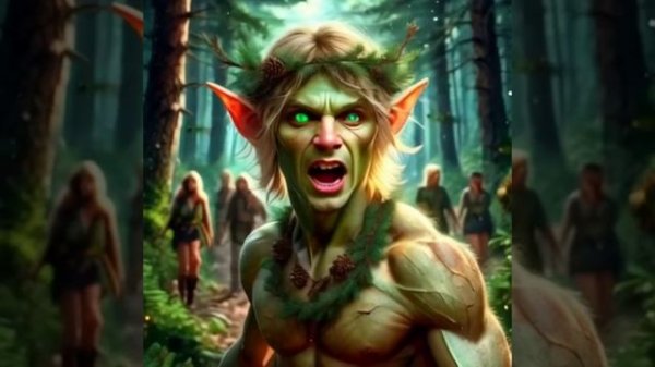 Сказка от старичка лесовичка про Лешего и любовь его к Кикиморе