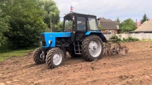 МТЗ 82 РАБОТА С КУЛЬТИВАТОРОМ #traktor #belarus #mtz #мтз #техника
