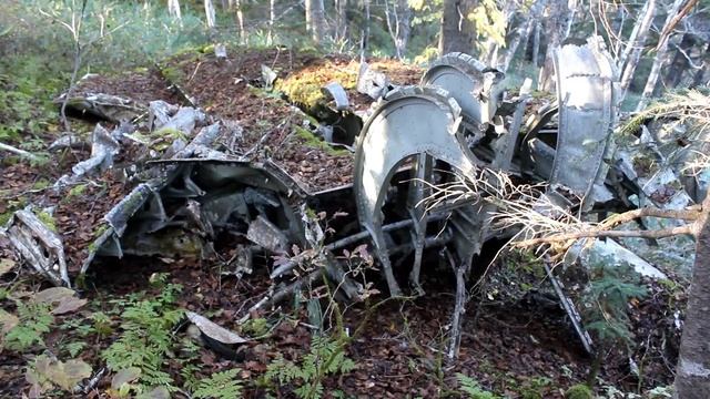 обломки самолета ИЛ-18В (Сахалин) смотреть онлайн