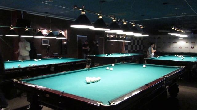 Прохор против Олега в партии в свободную пирамиду, русский бильярд смотреть онлайн