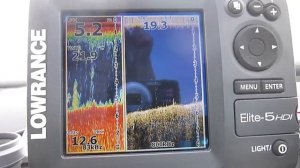 Работа эхолота Lowrance Elite 5 HDI (1)