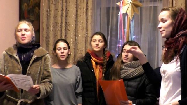 Колядование 11 класса школы-пансиона "Плесково". Щедрик, щедрик, щедрівочка смотреть онлайн