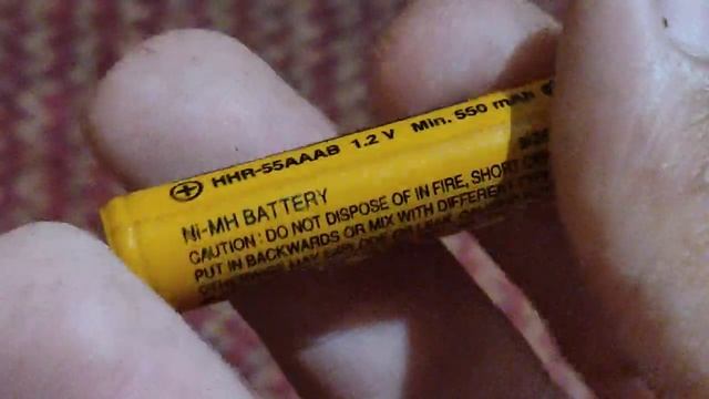 Обзор батареек типа AAA Panasonic AAA-NI-MH-HHR-55AAAB-550MAH-1.2V.