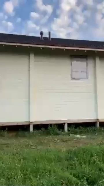 Покрасили дом из бруса | отделка деревянного дома! смотреть онлайн