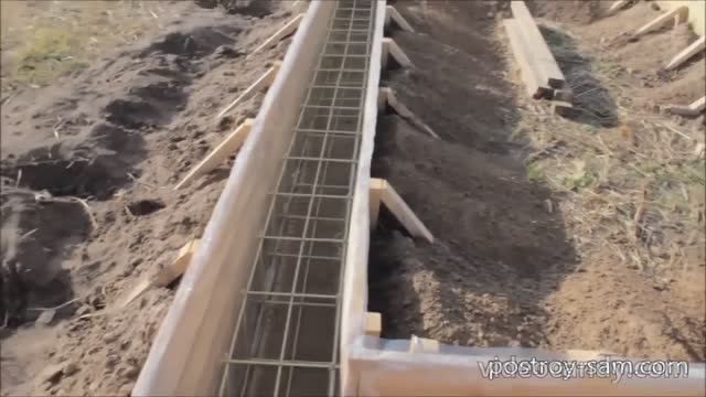 Армирование ленточного фундамента стеклопластиковой арматурой смотреть онлайн