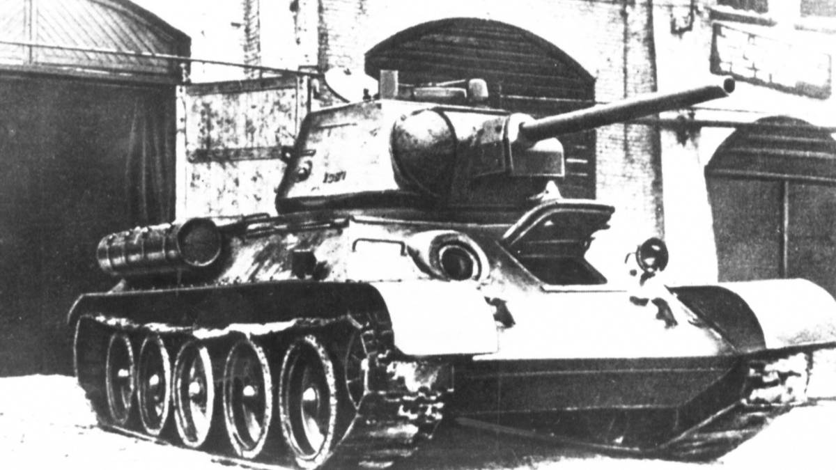 С завода на фронт диорама с т-34 в 1/100