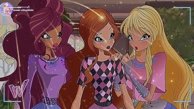 мир Винкс клип на песню дует, дует ветерок.