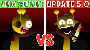 INCREDIBOX SPRUNKI | WENDA TREATMENT 4.0 VS 5.0 | БИТВА ОБНОВ! ⚡🎵