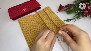 Мк -кошелька с клапаном из полипропиленового шнура 2 мм