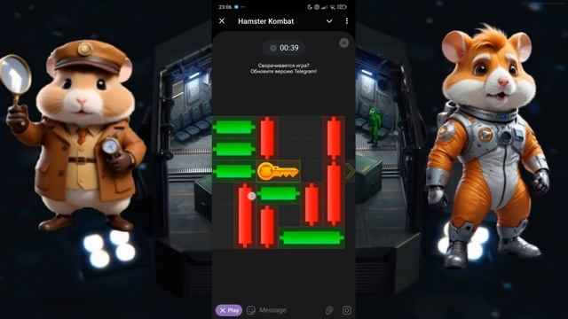 31.07.2024  Hamster Kombat  Ежедневный шифр 