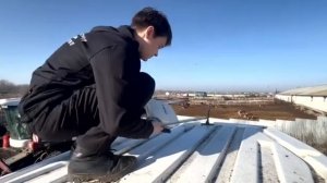 Как происходит установка автопилота на трактор. CHCNAV 510