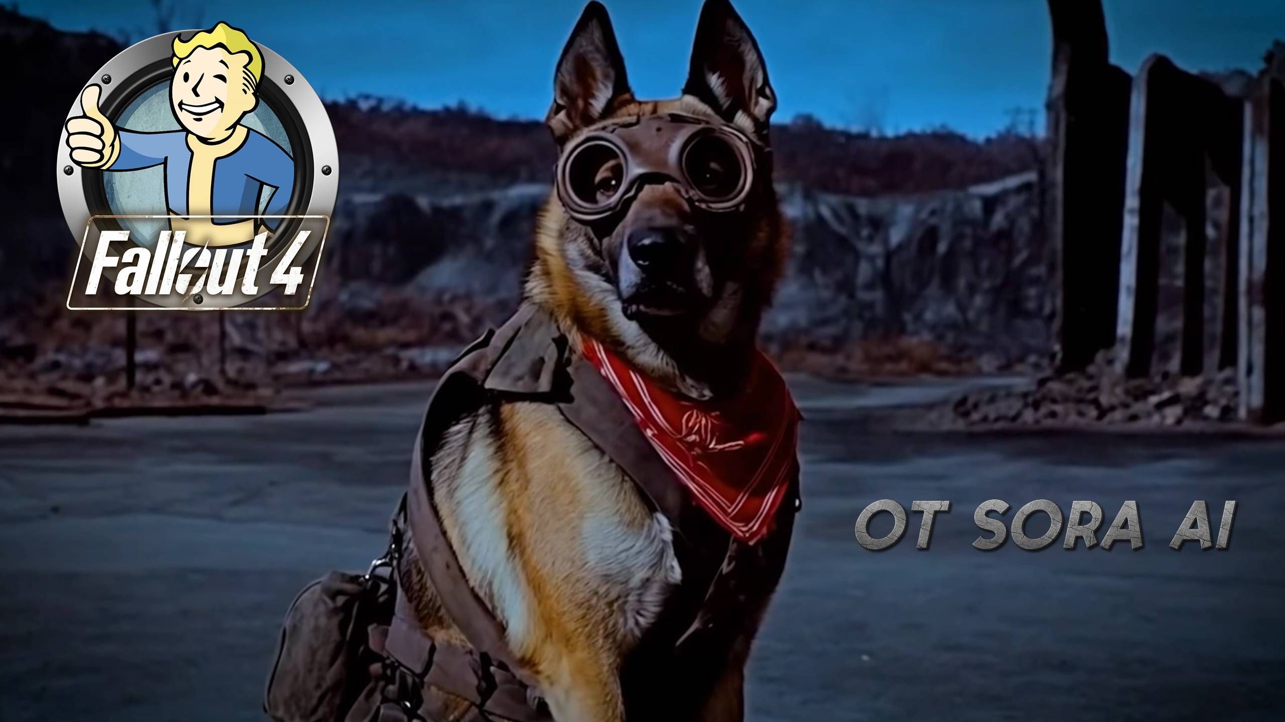 FALLOUT 4 – 1970s Movie от Sora AI. Очередной креатив от нейросети. Знакомые персонажи и места. смотреть онлайн