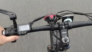 Электровелосипед RICHIESTO 29 выезд под дождём