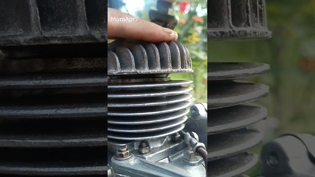 Лечим новодельный цилиндр двигателя Д-8. #мопед #рига13 # смотреть онлайн