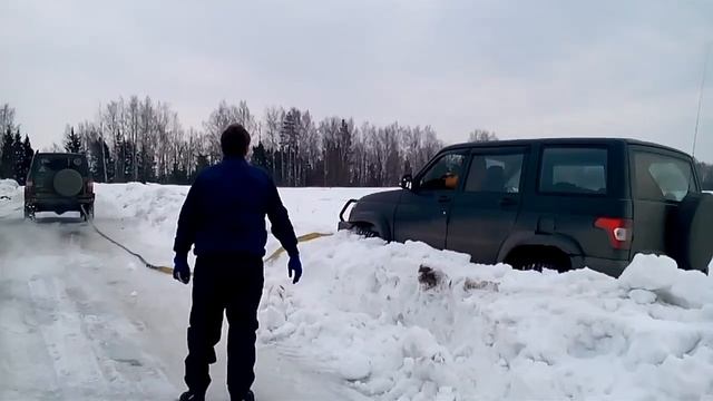 Порвался рывковый трос! 18+