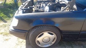 Мерседес124 2.0 дизель. 85г. Обзор.
