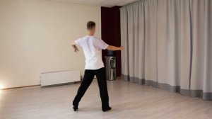 Ча-ча-ча начинающий уровень | Cha-cha routine for begginers