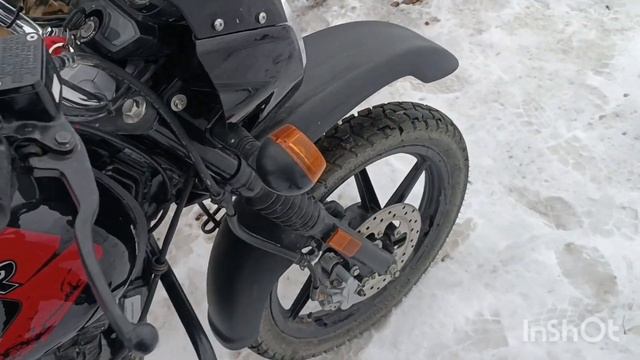 Первый запуск Bajaj Boxer после зимы