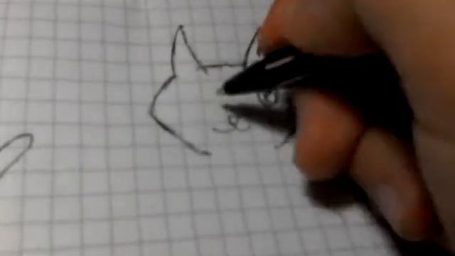 Как нарисовать кошку смотреть онлайн