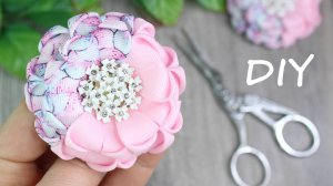 Как сделать цветок из лент канзаши. Уникальные украшения для волос