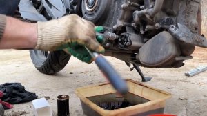 Bajaj Dominar 400 ТО (замена масла, фильтра, сброс сервиса) || oil-