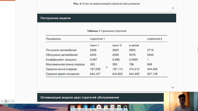 Защита презентации 16 лабораторной работы по имитационному моделированию