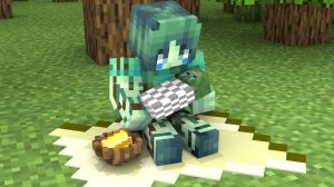 Почему малыш Зомби- Грустная история -— Мультик с Персонажами Майнкрафт