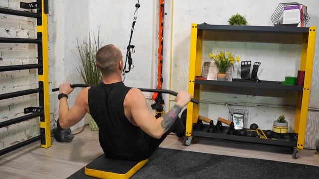 Блочный тренажер на эспандерах HOMFIT FlexiBlock смотреть онлайн