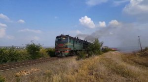 Тепловоз 2ТЭ10Л-2077А/792А «Луганка» Бессарабка [ЖДМ] Diesel locomotive 2TE10L-2077A/792A [CFM]