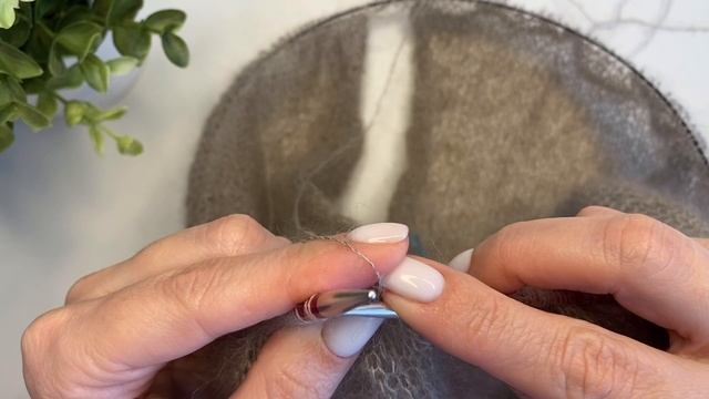 МК джемпер паутинка оверсайз спицами из Кид мохера