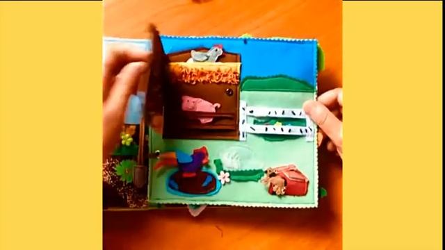 Деревенские приключения. Развивающая книжка из фетра смотреть онлайн