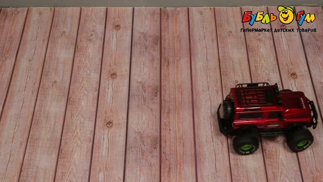 Внедорожник Raptor р/у красный 1:18