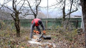 Почему бензопила останавливается в резу