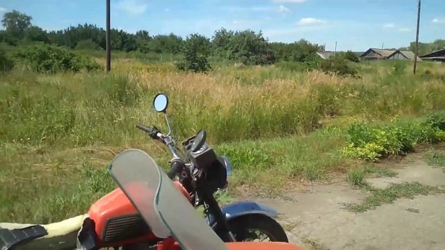 17 июль 2020 год, деревня, мотоцикл иж планета 4.