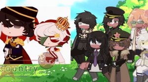 реакция стран из прошлого часть 2 (видео гача, автор country)