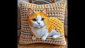 Самые красивые дизайны подушек, связанных крючком. The m