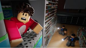 Играю в Роблокс «Выжить на ночь в мега-магазине☠️👻