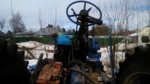 Переоборудование МТЗ-52 в МТЗ-82 (снимаем кабину часть 1)