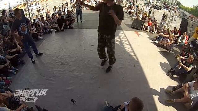 Энергия Улиц 2015  | Breaking  | 1/2 | Bboy FunkyBit VS Bboy Шаман