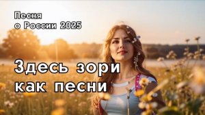 Патриотическая песня о России "Здесь зори как песни"-композиция о России и её бескрайних просторах
