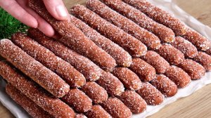 Шоколадные палочки, самое вкусное печенье за 10 минут! Готовлю каждый день!